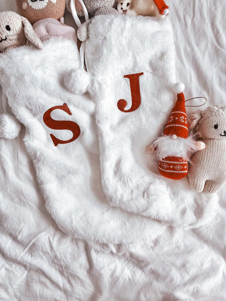 Luxe Santa stockings