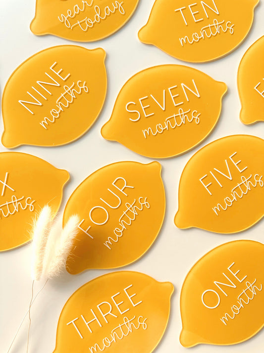 Lemon milestone disc set