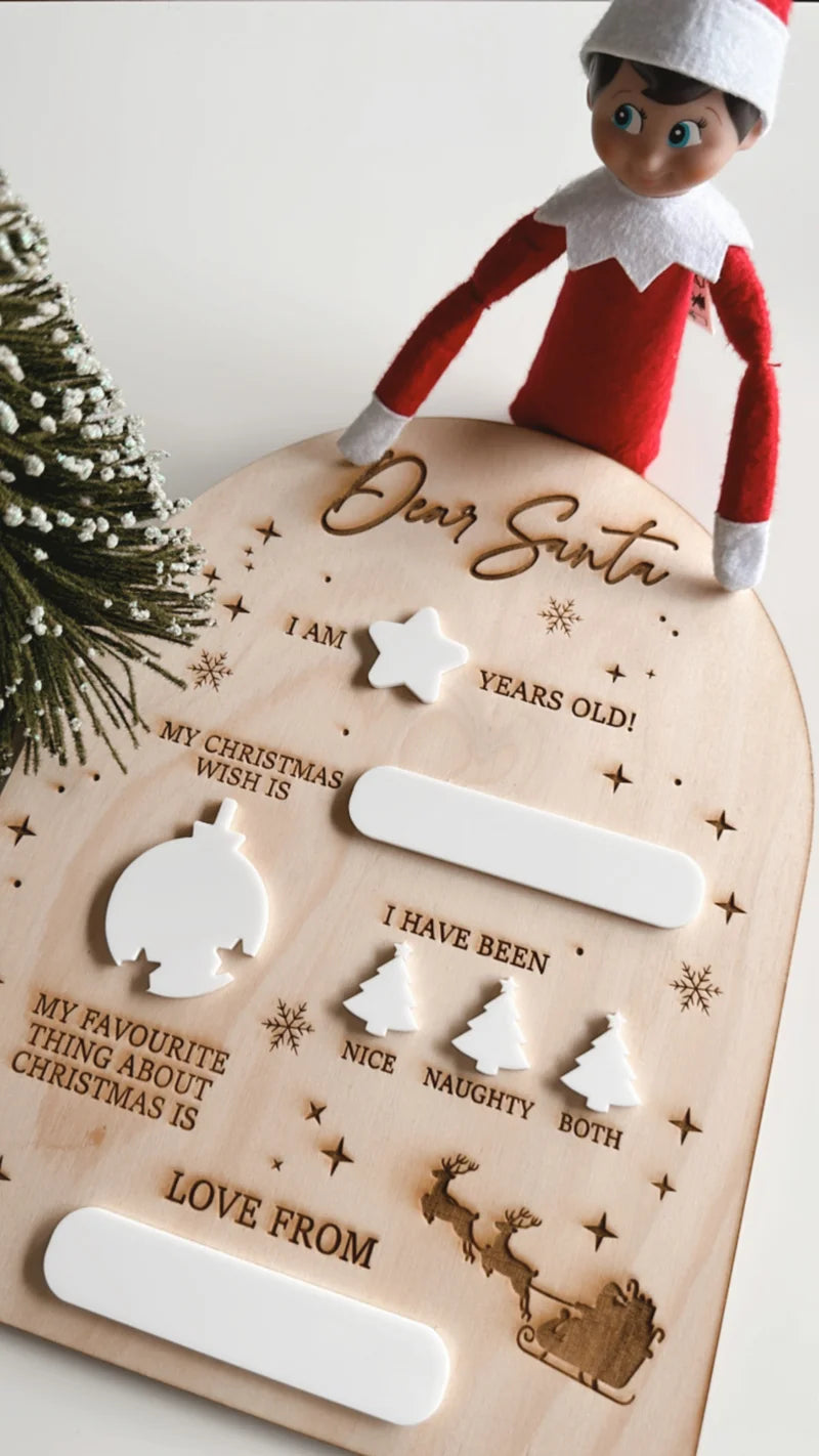 Dear santa board